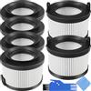 EATBALE Filtri HEPA Parti di ricambio per Levoit VortexIQ 40-RF/VortexIQ 40 Flex/LSV-VF401P-AEU Aspirapolvere senza fili 2 filtri principali 4 prefiltri Lavabili Riutilizzabili Kit di accessori