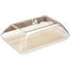 Sharplace Cake Stand con Campana Trasparente Vassoio Portatorta Piatto per Dolci Porta Pane Dessert Adatto per Party Matrimonio Celebrazioni Bar Tavola Decorazi, M