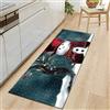 GUOCU Zerbino Natalizio Ingresso,Moquette di Natale Tappeti Bagno Assorbente Antiscivolo,Tappetino da Bagno,Tappeto Cucina,Tappeto Salotto a Tema Natalizio Zerbino di Benvenuto da Esterno Interni F 40x120CM