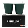 Huniox® 2 X 250 Ml | Tazze Da Latte - Tazze Caffè - Tazza Cappuccino - Bicchieri Termici - Tazza The - Tazzine Termiche Per Caffè | Include 2 Cucchiaini Di Design (Emerald, 250 Ml)
