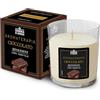 Cereria Di Giorgio - Candela Profumata in Bicchiere - Con Astuccio Protettivo - Cera Vegetale di Palma e Soia - Collezione Aromaterapia - Cioccolato - Benessere - Durata 44 ore