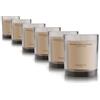 Jean & Len Candela profumata Manuka Honey & Vanilla Set, a base di burro di karitè, durata di combustione circa 40 ore, design minimalista, fragranza sensuale, vegan, 6 x 195 g