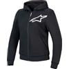 alpinestars Felpa capp. moto tella Chrome V2 port donna nero