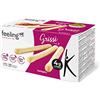 Feeling Ok Grissì Linea Start, Grissini A Basso Contenuto Di Carboidrati, 2 Astucci Da 3 Confezioni Di Grissini Ciascuno (Sesamo)