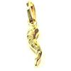 PEGASO GIOIELLI - Ciondolo Oro Giallo 18kt (750) Pendente Piccolo Corno Cornetto Mini Portafortuna Uomo Donna Bambini