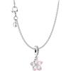 PANDORA Set regalo collana in argento da donna con fiori di ciliegio, splendida collana per donna, elegante gioiello e raffinata idea regalo, 68304