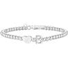 Aretas Braccialetto con iniziale per donne e ragazze, in argento S925, con ciondolo a forma di cuore dalla A alla Z, regalo di Natale e di compleanno per ragazze, figlia, sorella, amici, gioielli, 17+
