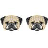 YFN Orecchini per cani in argento Sterling orecchini carini gioielli regali per le donne, Normal, Argento sterling, Zirconia cubica