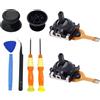 Hzxkqmil Joysticks di Ricambio per Lenovo Legion Go S (2025), Accessori Joystick Analogici e Impugnature per Pollice con Kit di Riparazione per Legion Go S Console Gaming, Nero