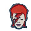 Pyramid International David Bowie Enamel Pin Badge (Aladdin Sane Design) 3.2cm x 2.3cm - Official Merc