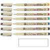 PIGMA MICRON Sakura 005 - Set di 7 colori. set 7 Fineliners e 1 carta