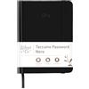 Rileys & Co Rileys Quaderno delle Password, Rubrica Alfabetica, 15,2x11,4cm (Nero)