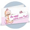Ingrosso e Risparmio 40 Bigliettini bomboniere bimba nascita rosa personalizzati per confetti segnaposto sacchettini bambina fai da te confettata oggi sono con voi