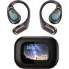 HUAJUN AI Cuffie Traduzione, 4 in 1 Auricolari Traduttori Istantanei con 164 Lingue 8 Modalità di Traduzione, Bluetooth 6.0 & LED Display, Traduttore Auricolare Open Ear per Viaggi, Affari