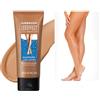 Adius Fondotinta Gambe Waterproof,Crema Correttore Corpo Impeccabile Crema Gambe Impermeabile,per Vene Varicose, Toni Pelle Sana (Bronzo)