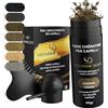 SD SALVATHOR DURAN Fibre cheratina per capelli Salvathor Duran Kit 3 Pezzi (Fibra 25 g + Applicatore + Pettine) Castano Chiaro