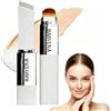 Generic 1 Pezzo Foundation Color Changing Stick Con Pennello, 2 In 1 Fondotinta Bianco,Crema Coprente Con Pennello Che Cambia Colore, Per Tutti I Tipi Di Pelle(Colore Naturale)