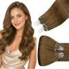 Hetto Extension Capelli Veri Microring Marrone Chiaro 40cm 50Ciocche