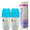 FEI FAN 2X Deo Roll-on Biologico, 75ml, Disponibile In Diverse Varietà + Confezione da 80 Dischetti Leva trucco e Smalto (BREZZA MARINA)