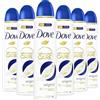 Dove Advanced Care Original Deodorante spray, fornisce fino a 72 ore di protezione dal sudore, 6 x 150 ml