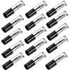 JEWEDECO Vuoto Contenitore Cosmetico per Mascara Nero in Acrilico 20 0,8ml e Ricaricabile Design Antigoccia per da Viaggio Quotidiano