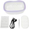 Zalydala Macchina da bagno di paraffina per mani e piedi, capacità 4000 ml, regolazione della temperatura 113-167°F, touch screen a LED, per casa e salone (viola)