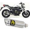 Arrow Exhaust Arrow 71761ao, Terminale omologato thunder alluminio, compatibile con moto yamaha xj6 2009 2010 2011 2012 2013 2014 2015