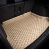 SSCOR Auto Tappetino per Bagagliaio in Pelle per V-W Tiguan 2017-2022 2023,su Misura Vasca Baule Tappeto,AntiGraffio Antiscivolo Protezione Accessori,D/Beige