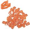 A ABSOPRO Auto Rivestimento Clips Adatto per Ford per Dodge - 40pz Orange