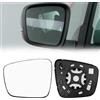 Altsbaos 1PCS Vetro Specchio Compatibile con Renault Kangoo III Specchietto 2020 2021 2022 2023 2024 Specchio Retrovisore Riscaldato Kangoo 3（Sinistro)