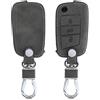 kwmobile Cover copri-chiave compatibile con VW Golf 7 MK7 con 3 tasti - Guscio protettivo chiavi auto in pelle PU Nabucco per telecomando macchina