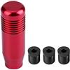 Yosoo Pomello del Cambio, Manopola del Cambio Manuale per Auto in Lega di Alluminio 8,5 Cm di Ricambio per Pomello del Cambio Versnellingspookknop Pomello del Cambio per Pomello del Cambio Jdm Rosso(rosso)