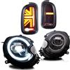 VLAND Motor Luci anteriori e posteriori LED con Mini Clubman R55 Cooper, Cooper S 2007-2013, Faro dinamico (fumo)