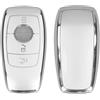 kwmobile Custodia Compatibile con Mercedes Benz Smart-Key (solo Keyless) - Cover Chiavi Auto Protezione Copri Telecomando - Copertina Chiave - Copertura Gommata Silicone TPU