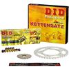 D.I.D - Set catena, corona e pignone per BMW F 650 GS/Dakar (tipo R13 e E650G), anno di fabbricazione 2000-2008, catena serie VX2 con anelli X-Ring