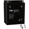 Unbekannt JMT YB14L-A2 - Batteria gel per CB 750 C Custom anno di costruzione 1981-1983