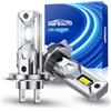 Marsauto 2026 Nuovo Aggiornamento H7 LED 6500K 40000LM 140W | 1:1 Mini Dimensioni, Plug and Play, 2 Pezzi