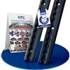 NTG Blackline - Set di binari aerei in alluminio, forati e anodizzati, forma semicircolare, 1 metro, guida aerea semicircolare per il fissaggio del carico per camion e camper