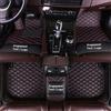 Maidao Tappetini Auto Personalizzati per Dodge Challenger R-AM 1500 Charger Durango Nitro Grand Caravan Journey,Impermeabile Antiscivolo in Pelle PU Nero Rosso