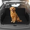 QWORK® Telo Auto per Cani, 600D Oxford Telo Bagagliaio Auto per Cani Impermeabile e Antistrappo con Protezione Laterale, Protezione Bagagliaio Auto Universale