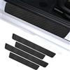 DONGDONG 4 Pezzi Fibra di Carbonio Battitacco per Auto Sticker per Land Rover Discovery Sport 2015-2025, Antiusura Soglia AntiGraffio Benvenuto Pedaliera
