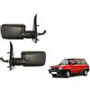 diTosi Specchi Specchietti Retovisore per Panda modello 141 dal 1986 al 2003 Specchio con calotta nera e con movimento vetro manuale con leva Destro Sinistro o Coppia (Destro esterno)