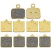 LTQSIV EMIGO Pastiglie Freno Anteriori E Posteriori Moto Per Aprilia RSV 1000 R Per Mille 2001-2003 RSV1000 R Per Racing/Factory 2004-2008 Per Tuono R 1000 Kit Set Pastiglie Freno Per Moto(3 pair)