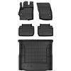 MOTOS Set di tappetini in gomma e tappetini per il bagagliaio per Mitsubishi Outlander III 2012-2022 Migliorare il comfort di viaggio con tappetino antiscivolo auto 3D- tappetini per tutte le stagioni