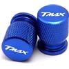 chennini Cappucci per valvole pneumatici Per Tmax 530 2012-2015 TMAX 500 2008-2011 T-MAX 560 Tmax560Cappucci Ermetici Per Valvole Pneumatici CNC Per Moto(Blue)