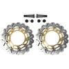 Arashi Sovradimensionato Dischi Freno anteriori Flottanti per XP T-max 530 IRON/LUX MAX ABS 2016, T-max530 SX 2017-2019, Tmax 560 ABS 2020, Oro Ricambi e accessori per motociclette