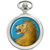 Giftshop UK Orologio da tasca araldico con testa di leone