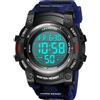 Timever Orologio Uomo,Orologio Digitale con Sveglia,Cronometro,Data,Luce,Orologio Sportivo con Cinturino in Silicone,Resistenza all'acqua Fino a 5 ATM