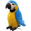 champracer Peluche a forma di pappagallo per bambini, morbido peluche per bambini, lunghezza 30 cm, blu, giallo, pappagallo, peluche per bambini, ragazze, ragazzi (30 cm, blu)