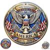 AMZLORD Monete Commemorative del 250° Anniversario degli Stati Uniti, Corona 'Aquila del 250° Anniversario, 250 Anni di libertà 1776-2026, Regalo Moneta
